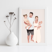 Load image into Gallery viewer, Custom Illustration Portrait