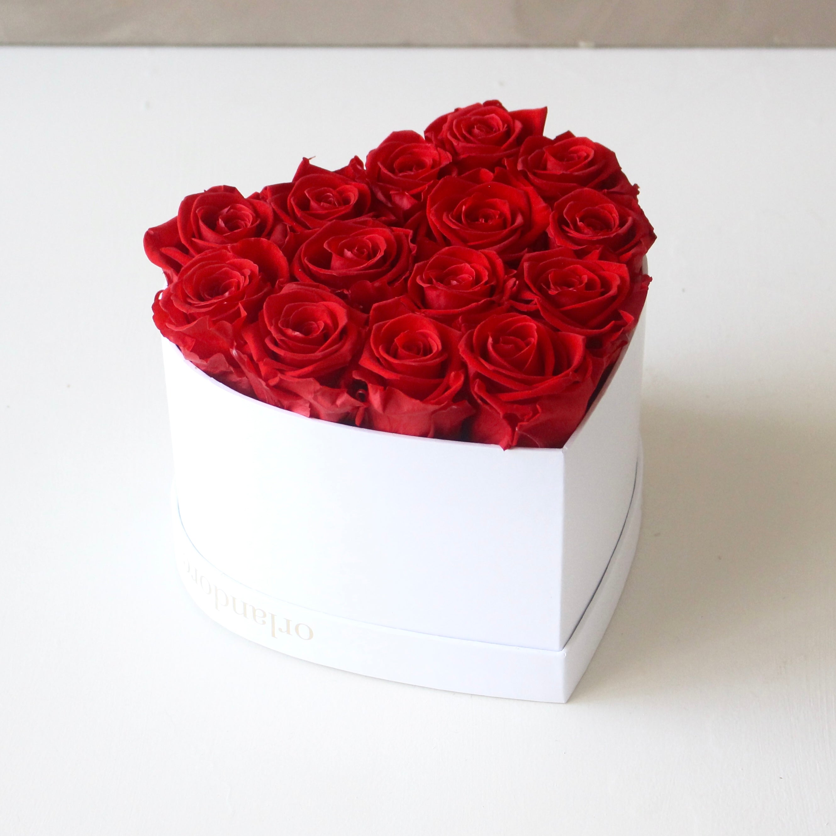 Small Heart Box – Orlandore Everlasting Roses
