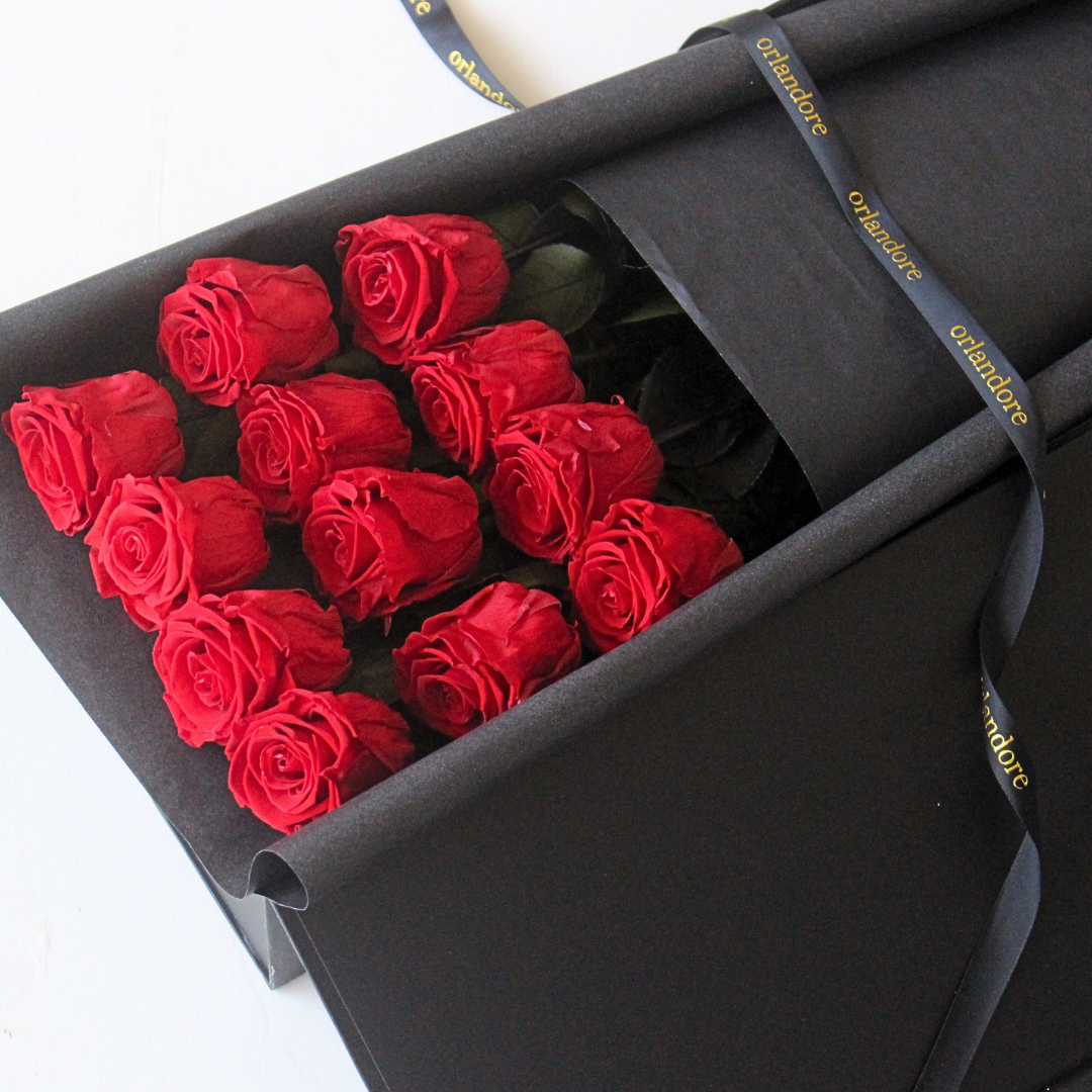 Long Stemmed Roses (with gift box)