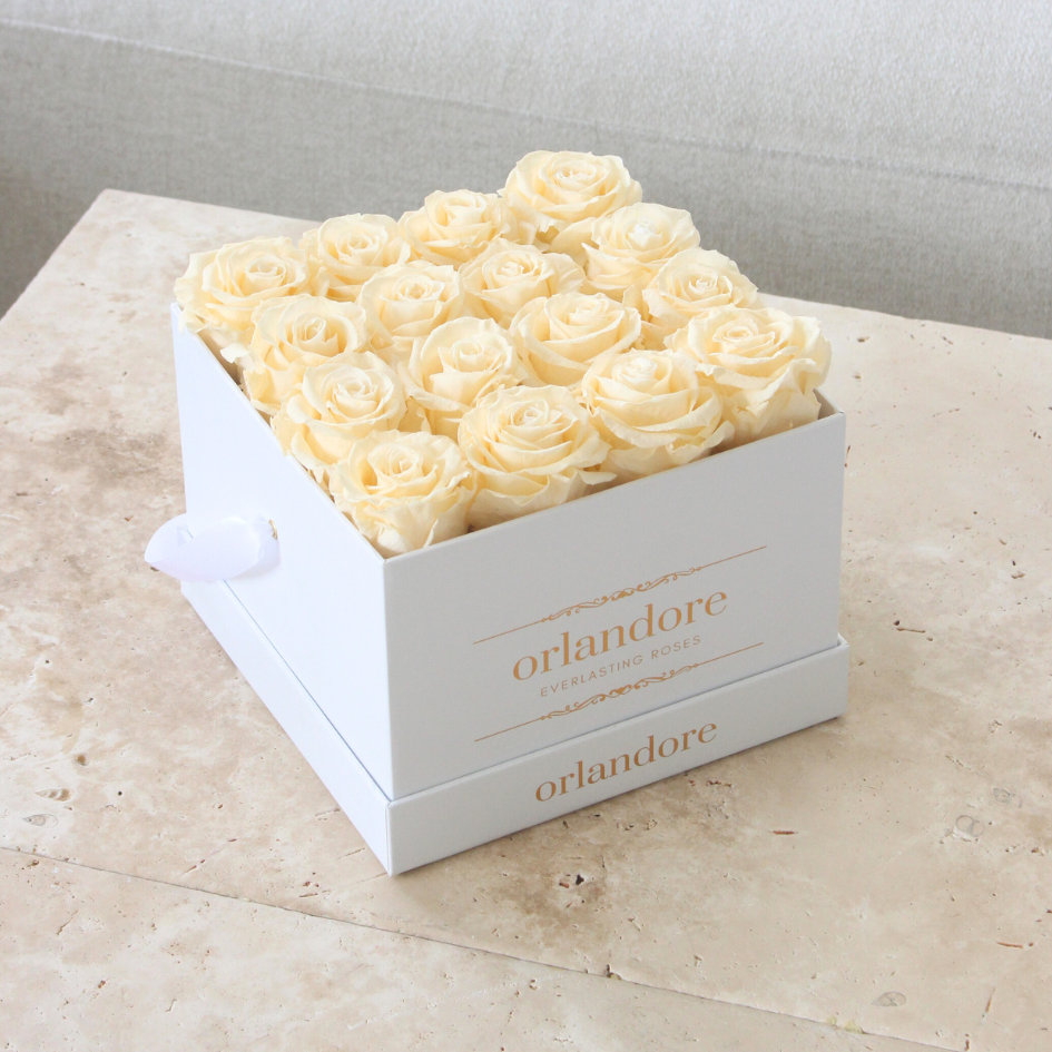 Medium Square Rose Box