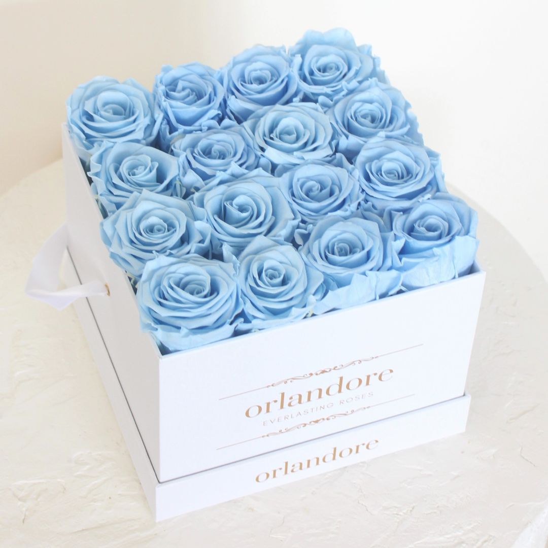 Medium Square Rose Box