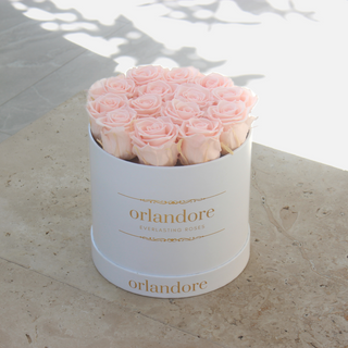 Medium Round Rose Box | Tall