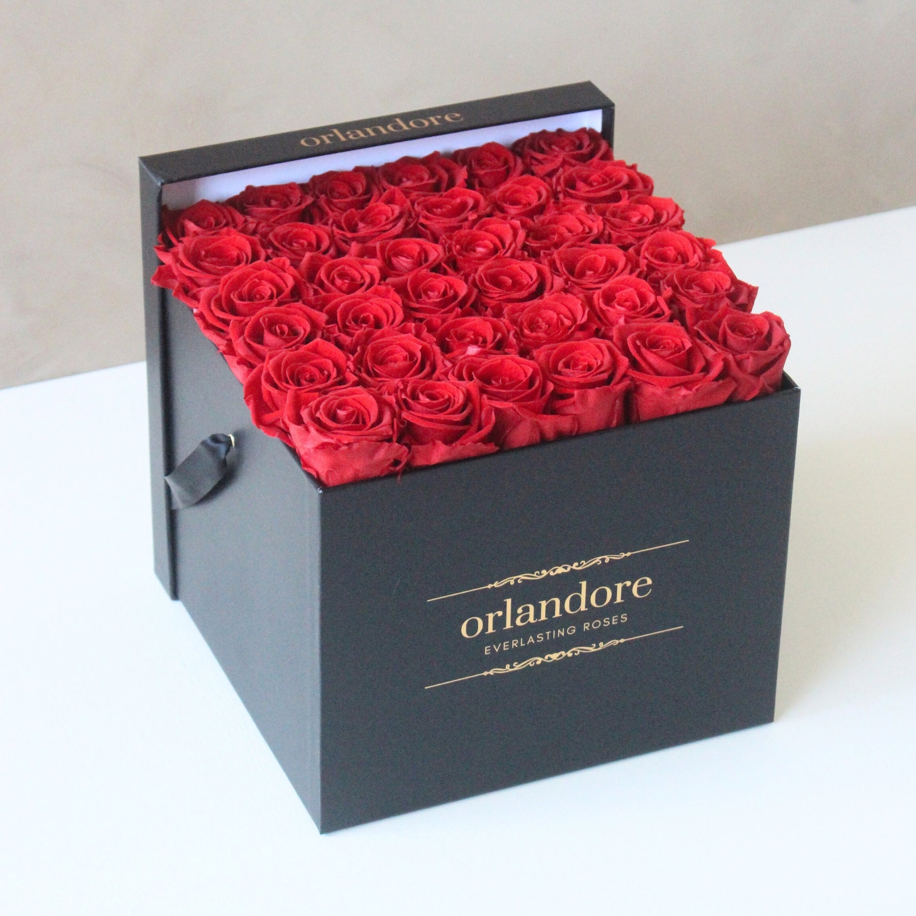 Large Square Rose Box