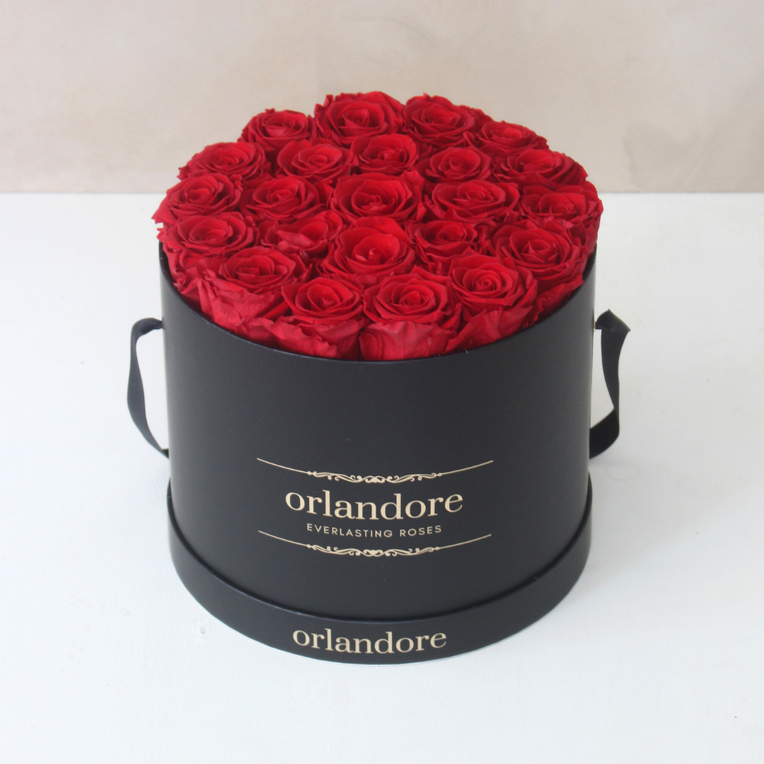 Large Round Rose Box