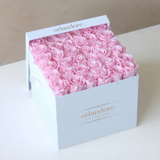 Large Square Rose Box