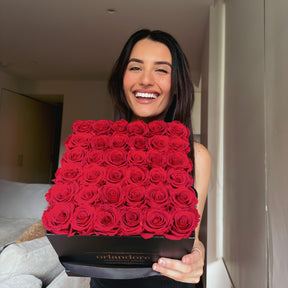 Large Square Rose Box