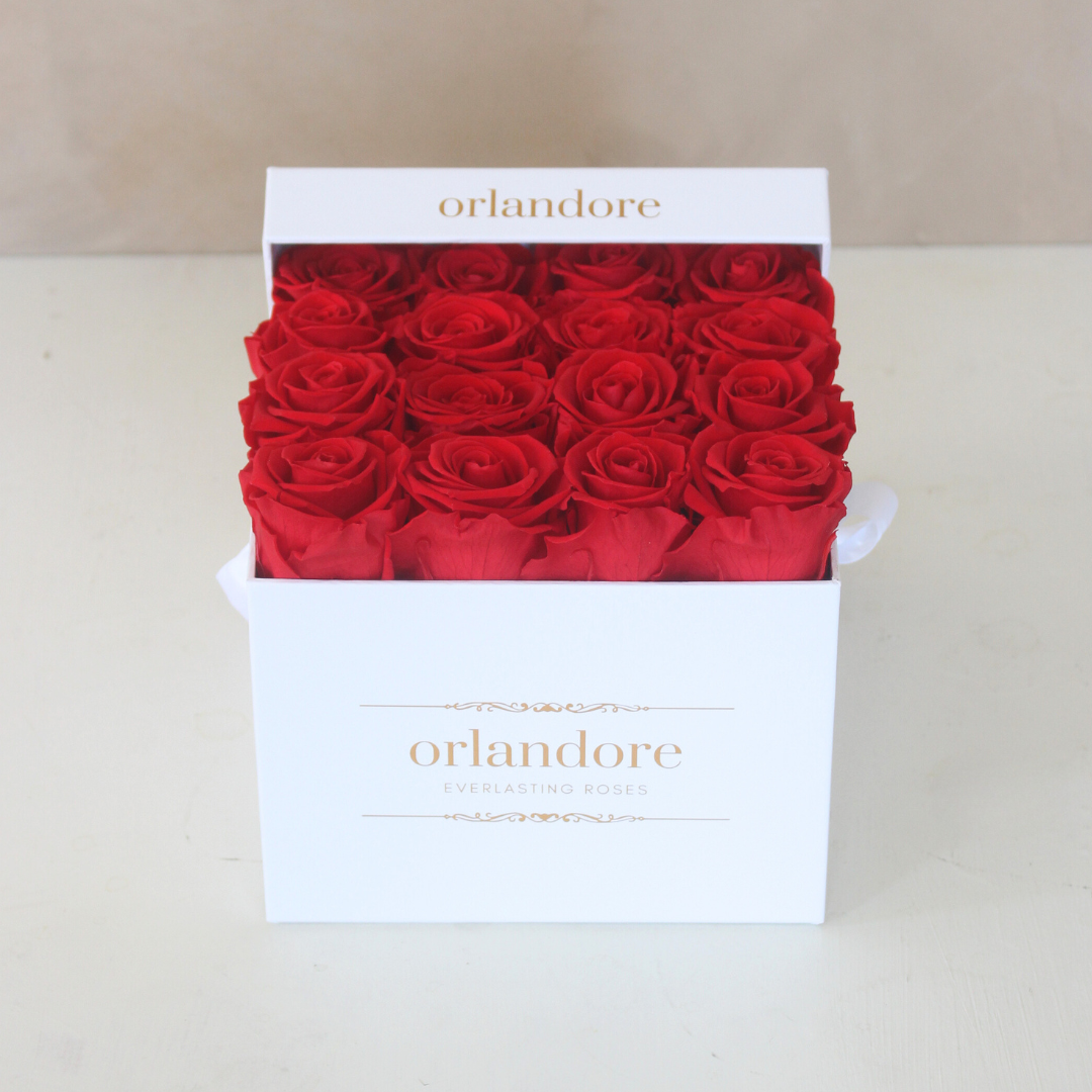 Medium Square Rose Box