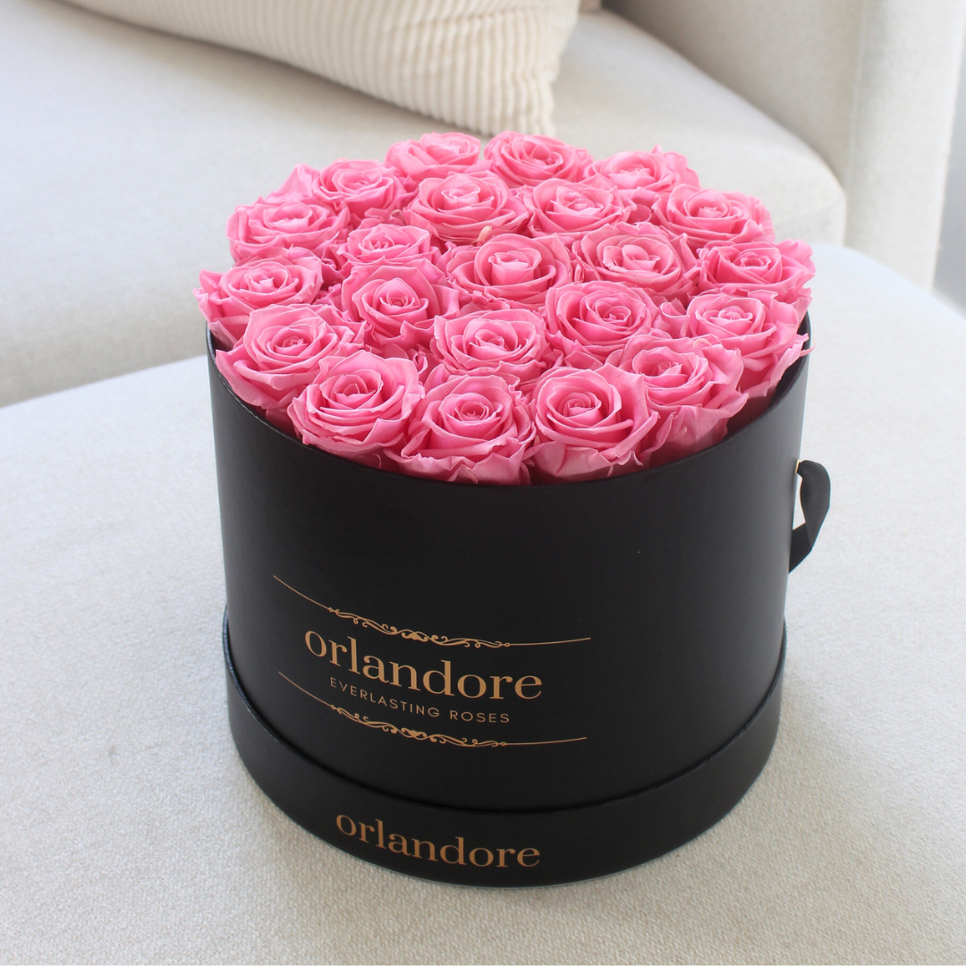 Large Round Rose Box