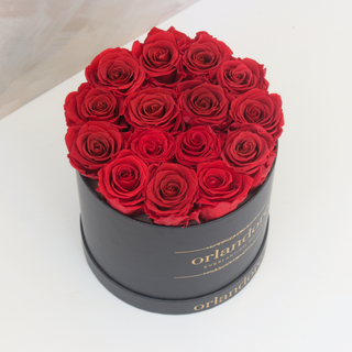 Medium Round Rose Box | Tall