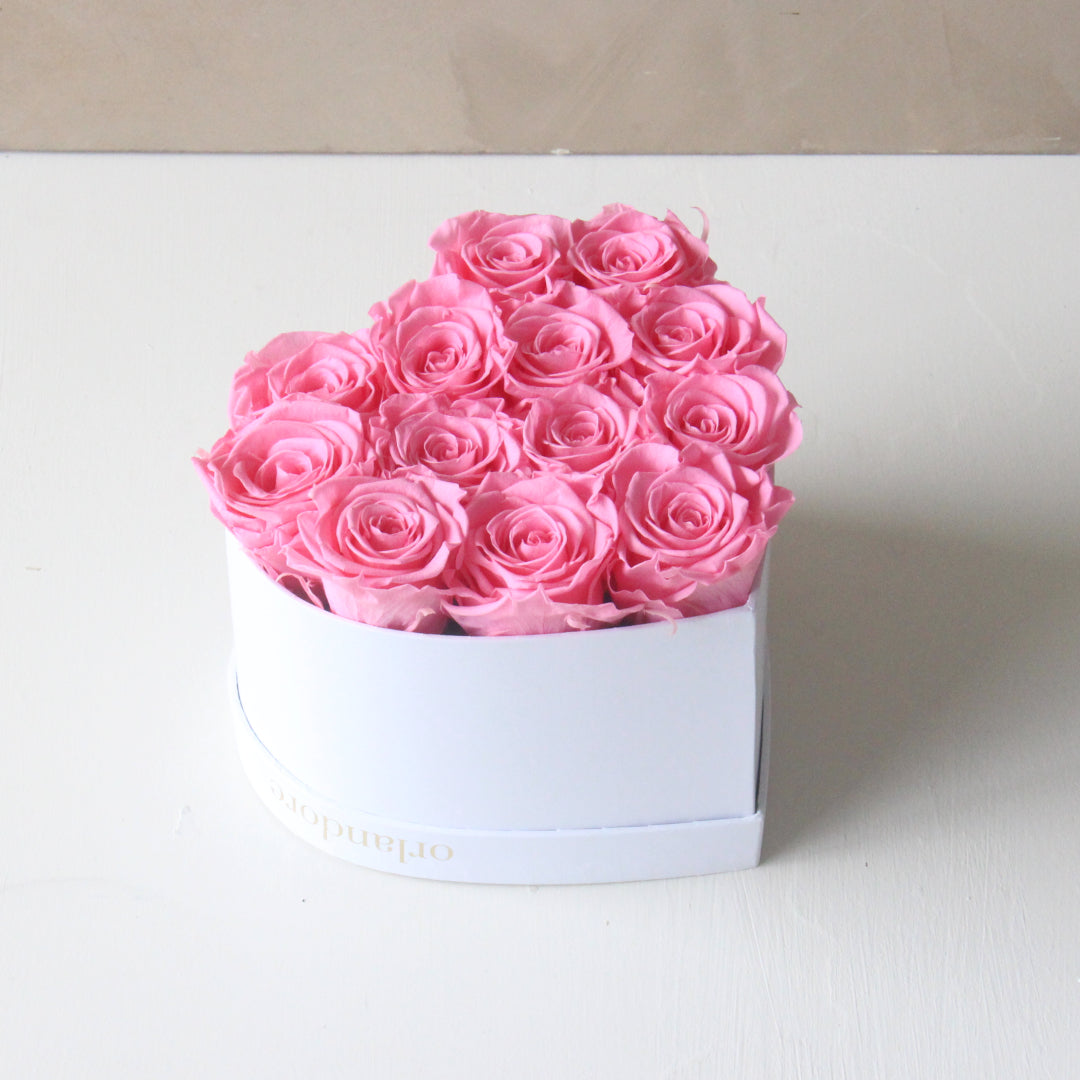 Small Heart Box – Orlandore Everlasting Roses