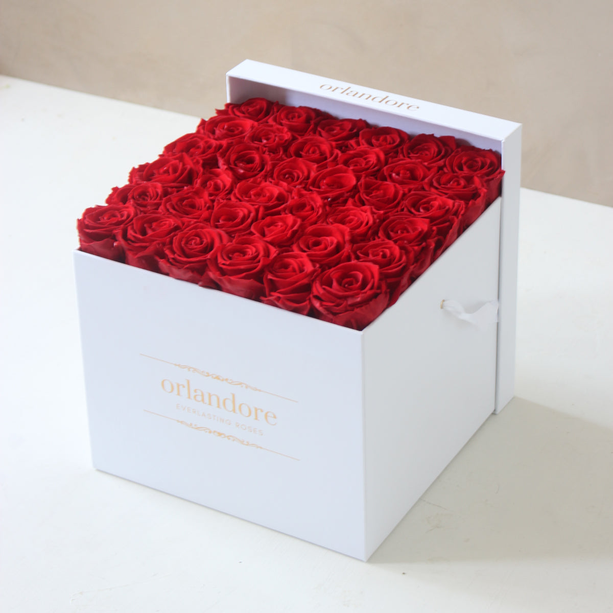 Large Square Rose Box