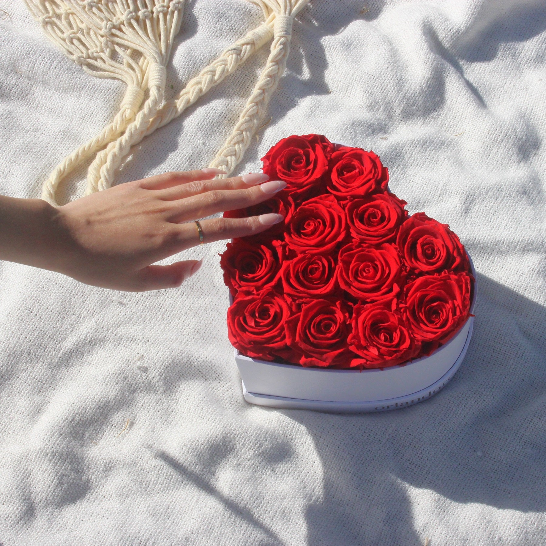 Small Heart Box – Orlandore Everlasting Roses