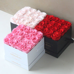 Medium Square Rose Box