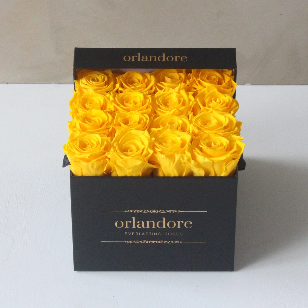 Medium Square Rose Box