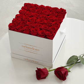 Large Square Rose Box